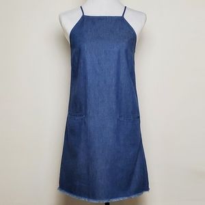Strappy Denim Dress